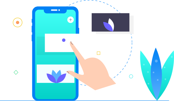 Draw of using phone